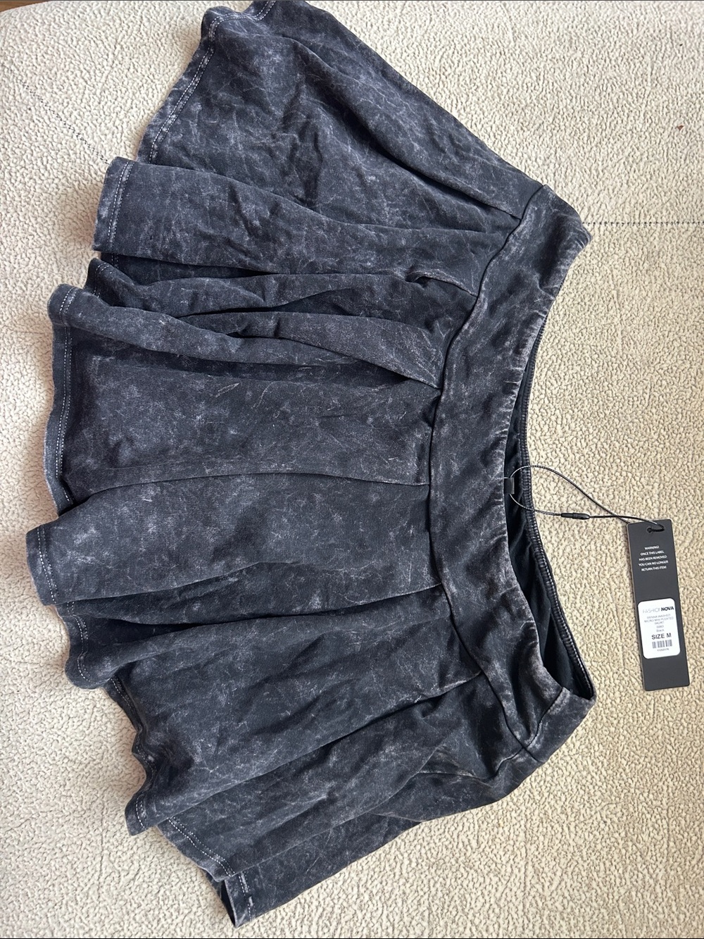 Women’s Black Pleated mini skort NWT